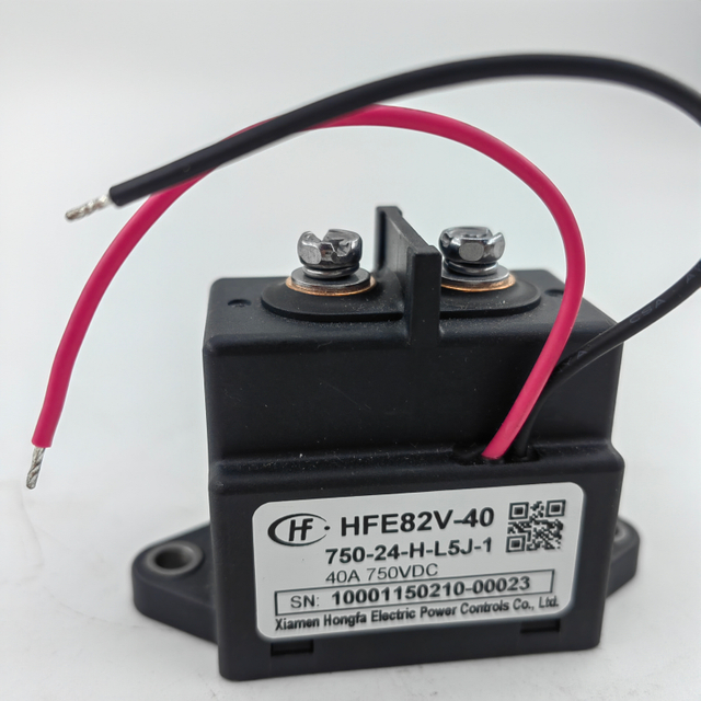Hongfa DC Relay HFE80V-40C Rating 450/750 Vdc Coil 12/24 Vdc