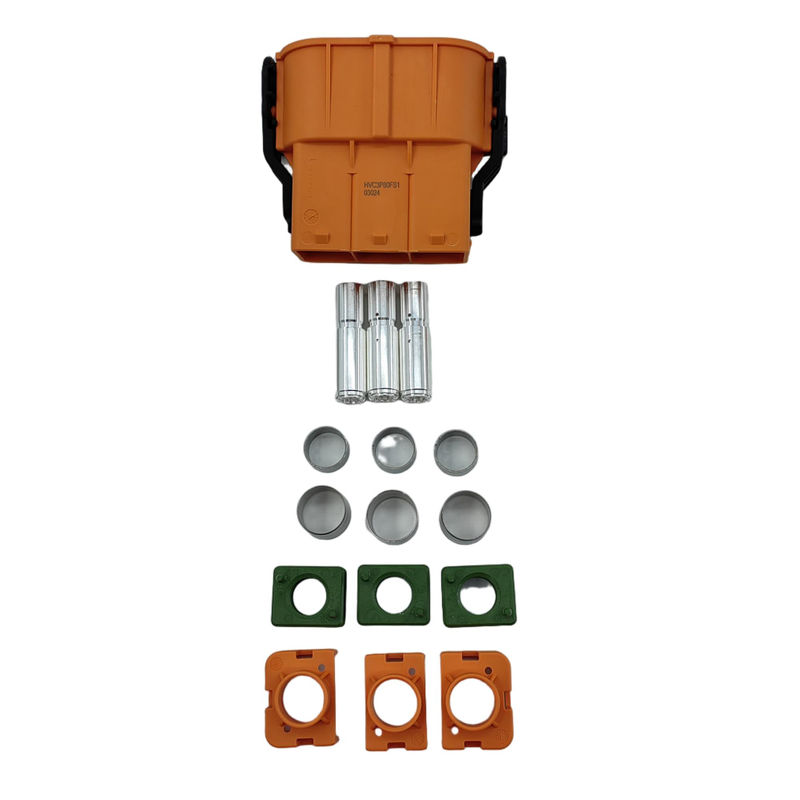 Amphenol HVC3P80 3 Poles High voltage 800VDC EV Connectors with HVIL