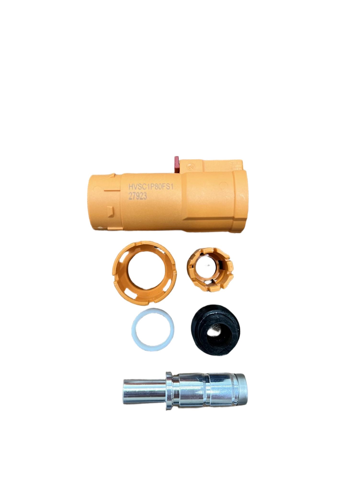 Amphenol HVC1P80 High voltage 1000VDC Connectors with HVIL