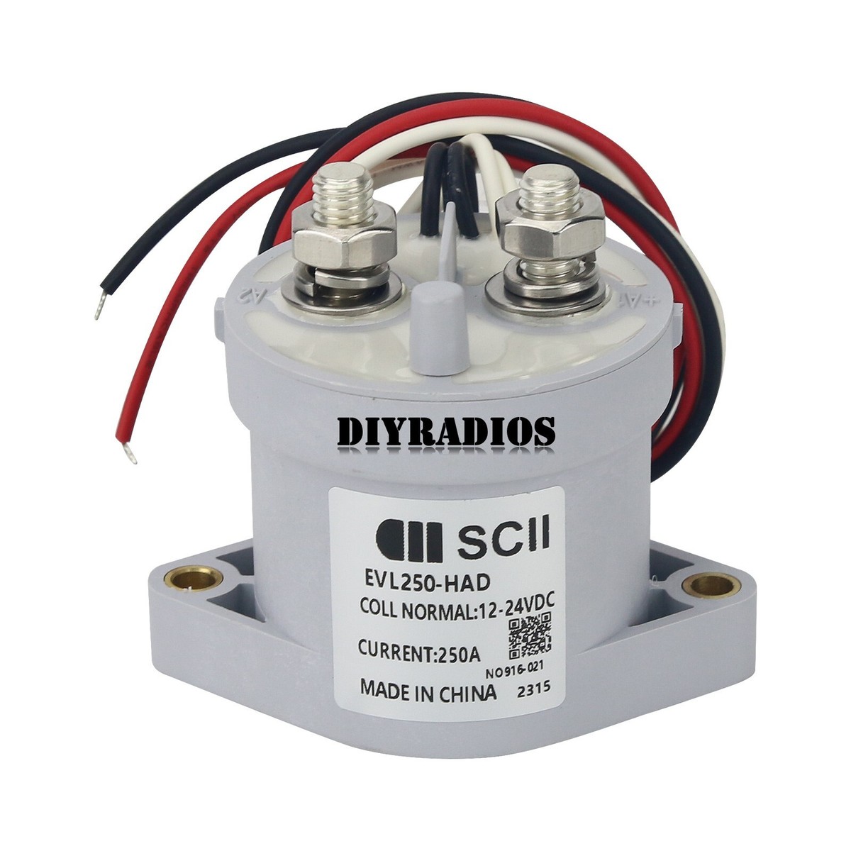 SCII EVL250 Series DC Contactor Load Voltage 900VDC 250A Coil Voltage 9-36VDC