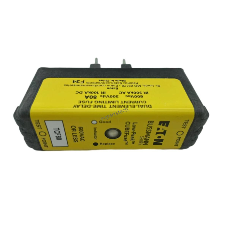 Bussmann Fuse CUBE Fuse 10A-100A With Indication And Without Inditation Time Delay Class J DC Fuse 600Vdc
