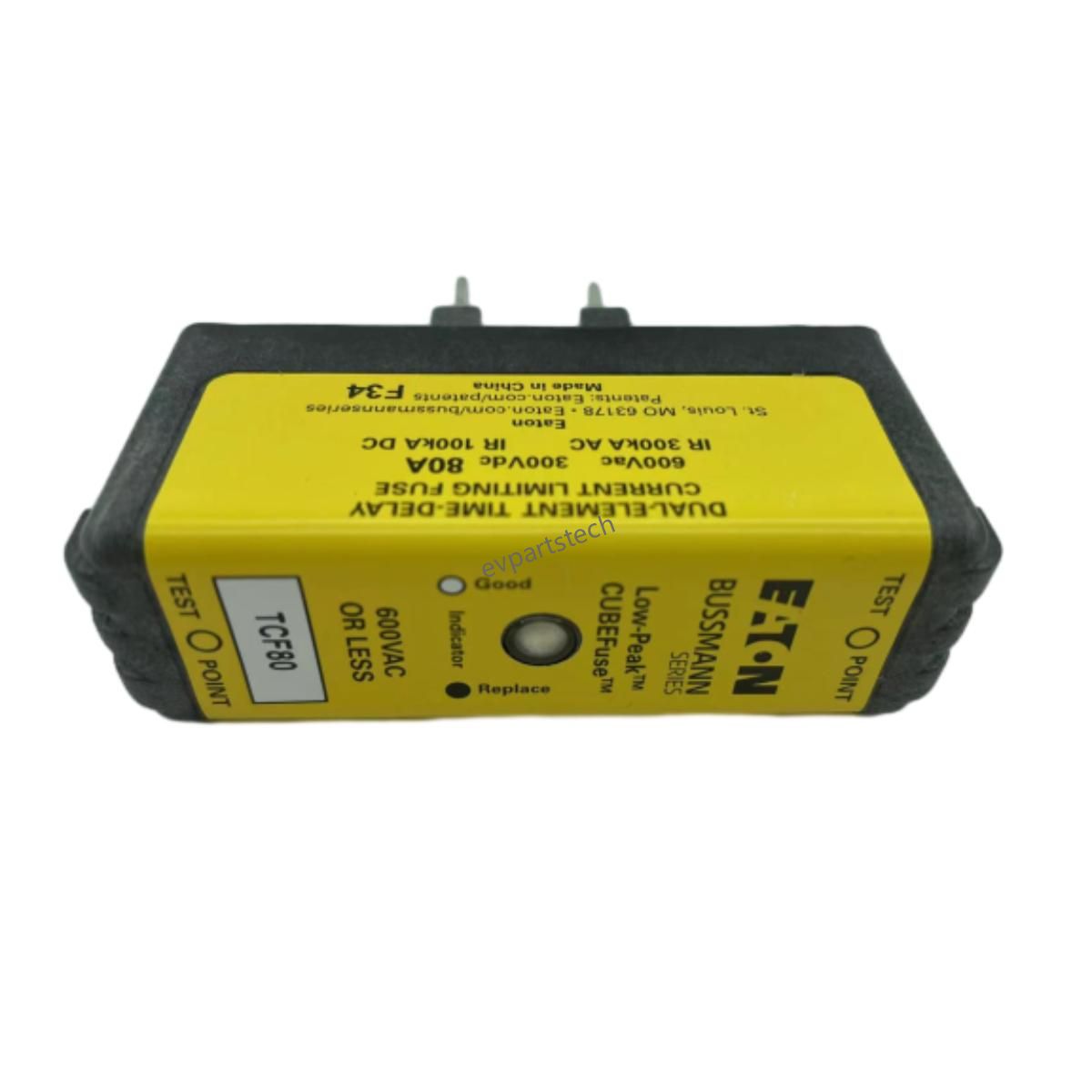 Bussmann Fuse CUBE Fuse 10A-100A With Indication And Without Inditation Time Delay Class J DC Fuse 600Vdc