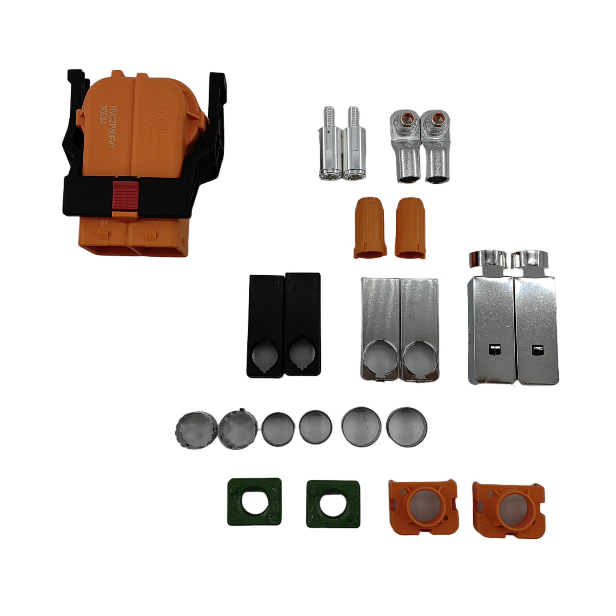 Amphenol HVC2P80 High voltage 800VDC EV Connectors with HVIL