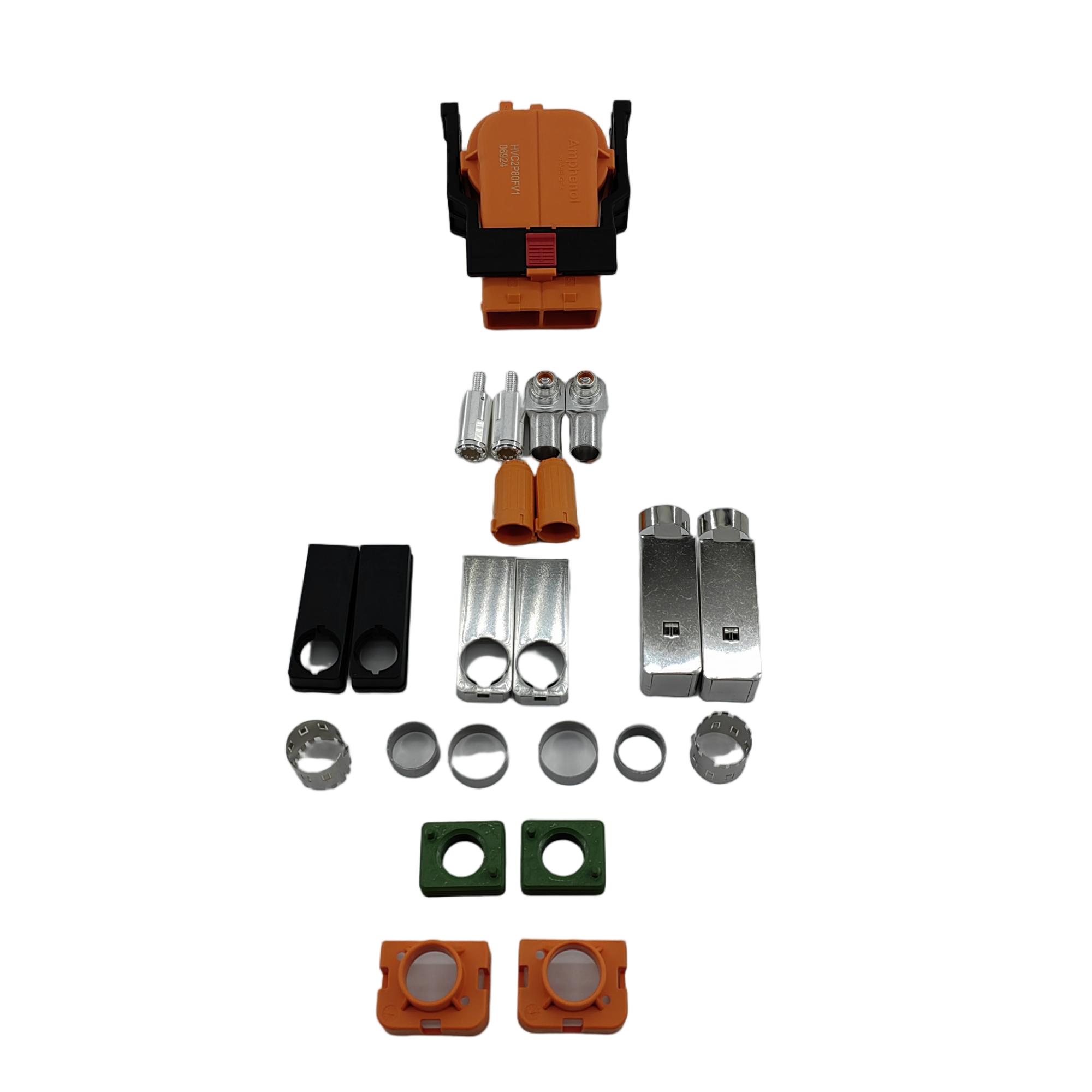 Amphenol HVC2P80MV High voltage 800VDC EV Socket Connectors with HVIL