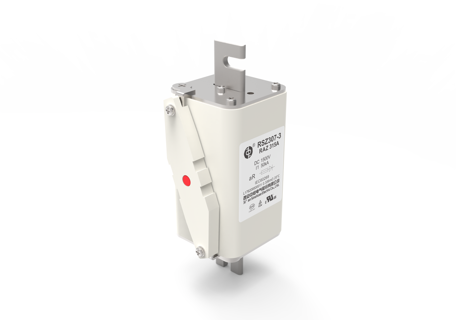 Sinofuse RSZ307-3-RAZ 1500V 100A-450A Square High Voltage Fuse