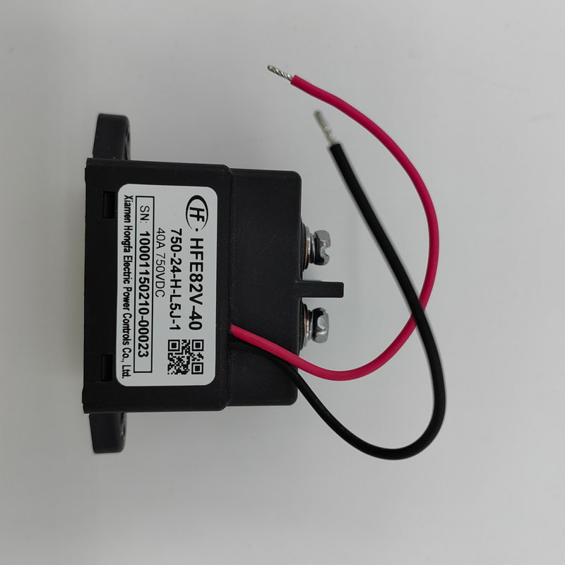 Hongfa DC Relay HFE80V-40C Rating 450/750 Vdc Coil 12/24 Vdc
