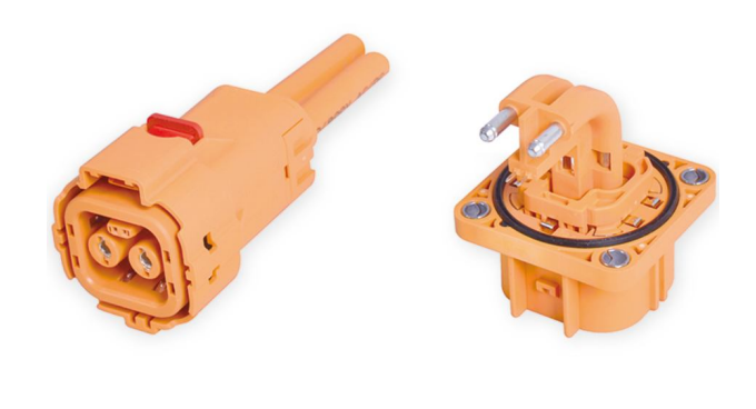 Amphenol HVC2PG36FS High Voltage 800VDC EV Connectors Plug-welding Socket with HVIL