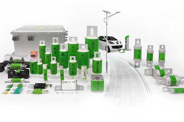 Alder AE2 Series 500VDC 10-50A High Voltage Fuse for EV HEV